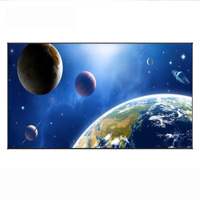 China View 120inch 100inch ALR Projection Screens PVC Soft Ambient Lightweight Rejection Fabric , Long Throw for sale