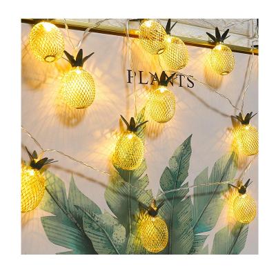 China Fairy Lights 9.8ft 20 LED Pineapple String Lights Battery Operated for Christmas Home Wedding Party Bedroom Birthday for sale