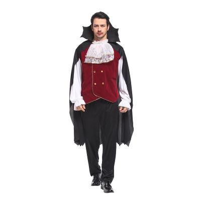 China Halloween Party Cosplay Performance Halloween Gothic Vampire Costumes Cosplay Carnival Party Halloween Costume Men Vampire for sale