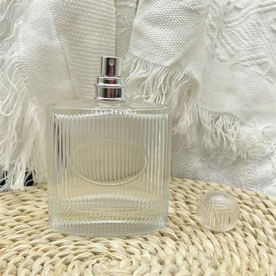 China Wholesale Cosmetic Oval Glass Empty 100ml Perfume Bottles For Cosmetic for sale