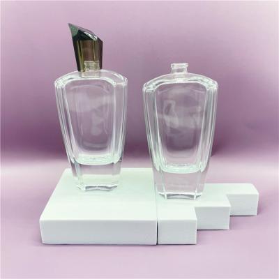 China Cosmetic Empty Square Refill 105ml Perfume Spray Bottles With Custom Logo And Lids for sale