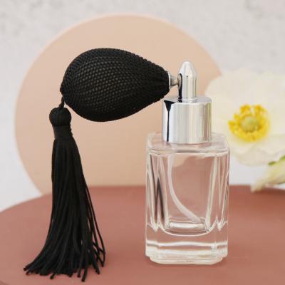 China 30ml Cosmetic Ball Shape Custom Design Rectangle Packaging Refillable Perfume Bottles for sale