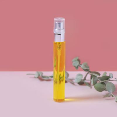 China Glass Tube 10ml Sample Test Screw Neck Cosmetic Clear Spray Perfume Bottles for sale