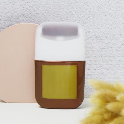 China BEAUTY PACKAGING 60ml 80ml Essential Oil Amber Bottle With Message Plastic Roller for sale