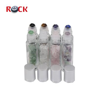 China Personal Care Essential Oil Roller Bottle Glass Roll On Perfume Bottle 10ml for sale