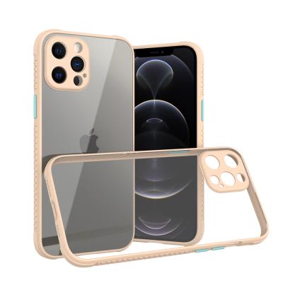 China Fashion Customerized Cell Phone TPU Acrylic Protective Case For iPhone 12 Pro Max for sale