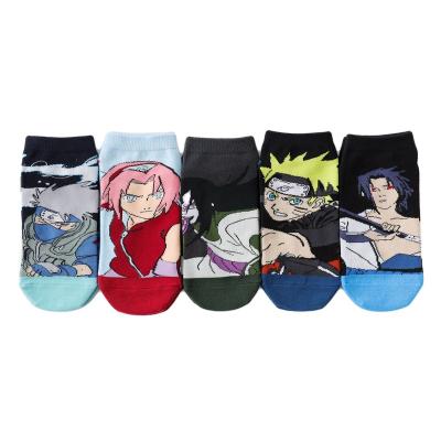 China Novelty Fashion Cartoon Character Movie Anime Cute Boat Socks Men Women Hip Hop Anklet Unisex Creative Antibacterial Funny Skateboard Socks for sale