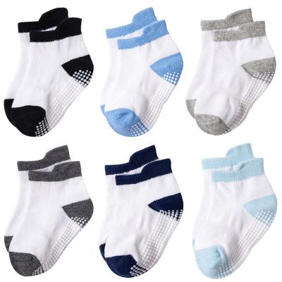 China Cotton Spring Stripe Solid Color Non Anti Anti Slip Girls Cotton Baby Shoes Newborn Baby Sock Set Wholesale Boys Athletic Cheap for sale