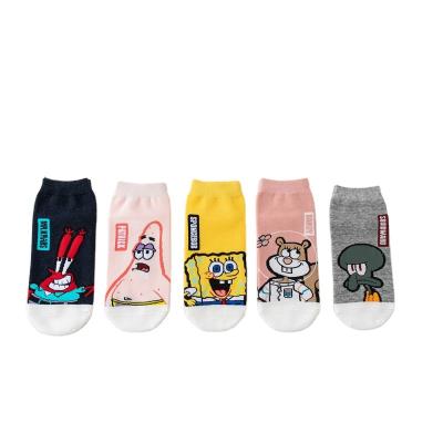 China Spring Summer Princess Cotton Cartoonize Ladies Antibacterial Cute Ankle Anime Animal Shorts Booties Boat Calcetas Dibujos Animados Booties Women for sale