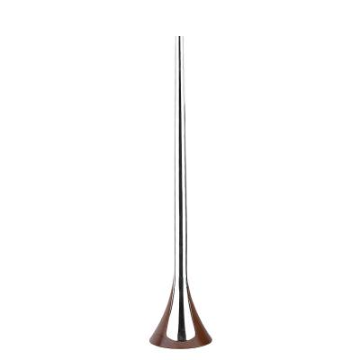 China Wear shoes Factory Wholesale stainless steel shoe horn walnut metal shoe horn for sale