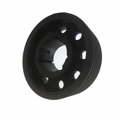 China High Hardness China Manufacturers Durable Cast Iron 5 Big V Splines European Standard Belt Pulley for sale