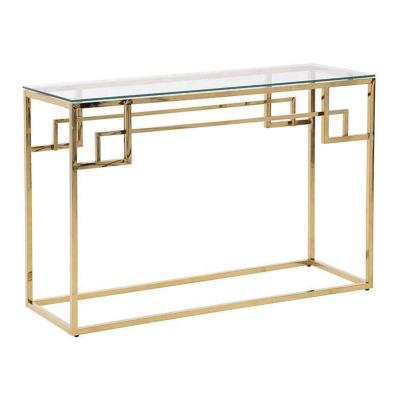 China (Other) adjustable contemporary glass top console table with best factory fashion beautiful coffee table price for sale