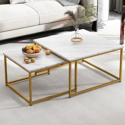 China White Marble Coffee Table (Other) Adjustable Modern High Quality Light Luxury Home Living Room Coffee Table for sale