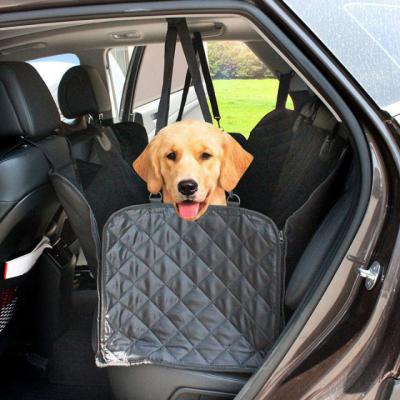 China Stocked Amazon hot sale pet products car set low MOQ MIT pet seat cover products for pet back seat cover with zipper for sale