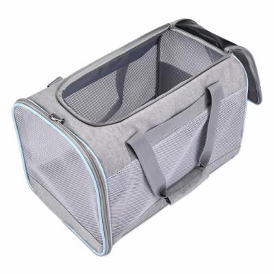 China Best Stocked Selling Outdoor Safe Carrier High Quality Pet Handbag Textured Outdoor Pet Purse MIT Pet Handbag for sale