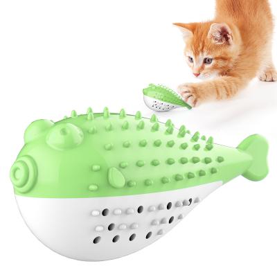 China Best Selling High Quality Interacting Stocked Pet Toy Pet Products Pet Training Toy For Puffer Fish Cat Toy for sale