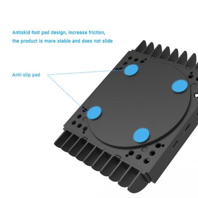 China JYS-X133 Multifunctional Vertical Stand Holder Fan Station For XBOX XSX System With 3 USB HUB 18 Game Slots Multifunctional Cooling Base for sale