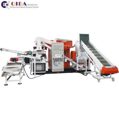 China Recycling Wires And Cables QD-600S Automatic Homemade Copper Aluminum Wire Recycling Machine Copper Granulator Machine 300-500 Kgs Per Hour for sale