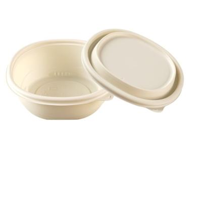 China Biodegradable Cornstarch Cornstarch Biodegradable Food Container Take Out Fast Food Cornstarch Cornstarch Food Container for sale