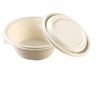 China Biodegradable Disposable Meal Tray Biodegradable Lunch Box For Food Containers Quickly Take Away Cornstarch Container for sale