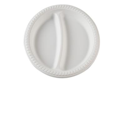 China Biodegradable Disposable Tableware 2 Part 3 Compartment Biodegradable Dish for sale