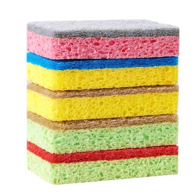 China Sustainable Eco - Friendly Natural Sisal Cellulose Sponge Sponge For Kitchen for sale