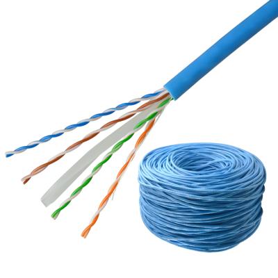 China Shenzhen Anxun CCTV Camera Cable Price CAT6 Ethernet Copper LAN Network Cables UTP Patch Good 4 Pair Utp Network Cables for sale