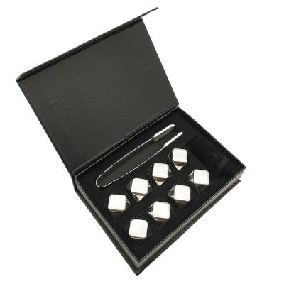 China Viable Magnetic Buckle Box Diamond Shape Whiskey Rocks Cooling Stones Cooling Whiskey Stone Set for sale