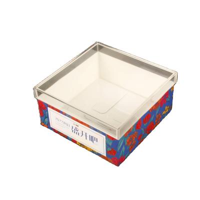 China Recyclable Luxury Head Branded Flower Wedding Favors Gift Box Acrylic Coated Paper Box With Custom Logo for sale