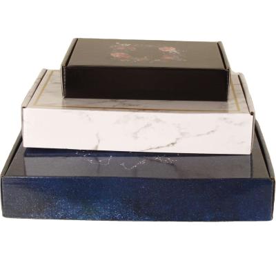 China Recyclable Promotional Custom Recycled Paper Gift Wrapping Paper Storage Box Wedding Set Wholesale for sale