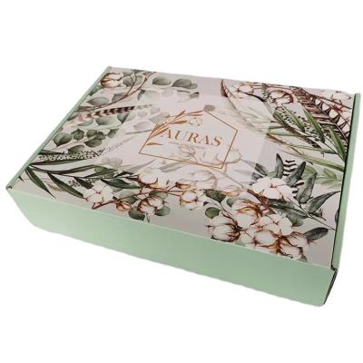 China Recyclable Custom Best Luxury Gift Welcome Large Foldable Packaging Box For Dress With Lid for sale