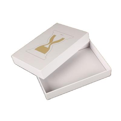 China Handmade Hot Selling White Packaging Display Folding Hard Paper Box Reasonable Price Custom Logo for sale