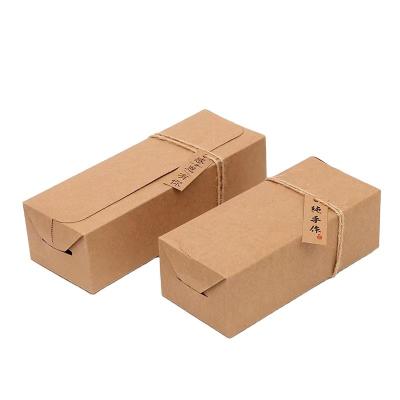 China Recyclable Recycled Kraft Paper Manufacturer Portable Professional Nuts Packaging Box for sale