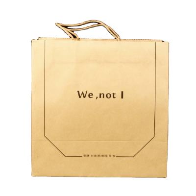 China Premium Quality Recycled Materials Boutique Twist Handle Goods Paper Recycled Shopping Bag for sale