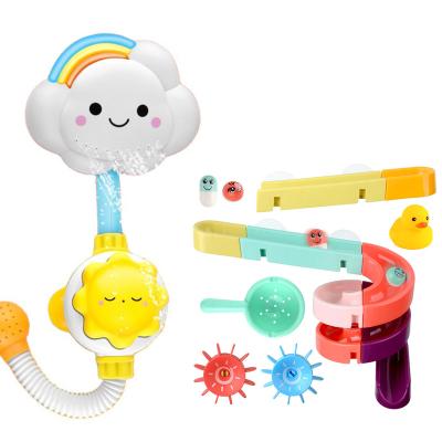 China Water and Earth Bath Toys Cloud Shower Toy Lovely Science and Education for Baby Bathtub Game Water Spray Kids Play for sale