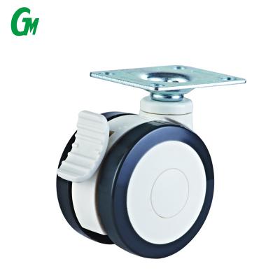 China Safe High Quality Medical PIVOT Hospital Bed Caster Wheel for sale