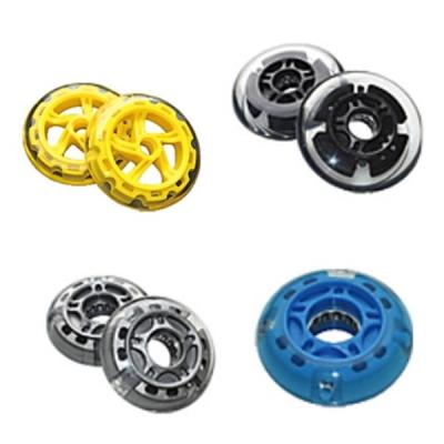 China Used for any furniture 52mm 60mm 62mm 64mm 68mm 70mm 74mm 76mm 78mm 80mm 84mm 90mm 100mm diameter roller blade moving wheels with LED for scooter for sale