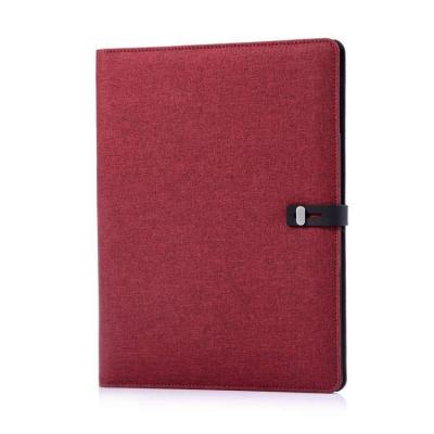 China Polyester + PU Business Organizer Customizes Meeting File Folder Combination With Pocket for sale