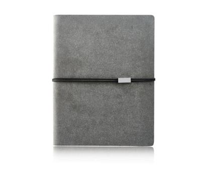 China Wholesale Leather Document High End Leather Document Holder with Writing Document Bag and Elastic Closure for sale