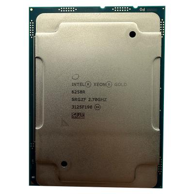 China Intel Xeon Dual Server Processor 6258R 28 Core 2.7GHz CPU LGA 1366 Productstatus Te koop