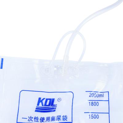 China PVC Medical Use Urine Drainage Bag Urine Collection Bag for sale