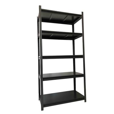 China 175KG Corrosion Protection Wholesale 5 Tiers Rivet Color Customized Storage Steel Racks Racks Shelving For Warehouse Garage for sale