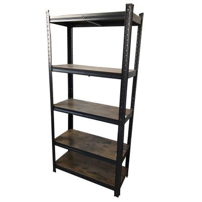 China Popular Heavy Duty Galvanized Corrosion Protection 5 Tier Organizer Shelving Unit Warehouse Boltless Factory Storage Rack Shelves for sale