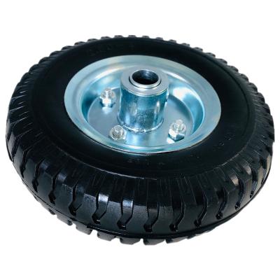 China Building Material Stores Manufacturer Wholesale Iron Core Industrial Caster 2.50-4 Polyurethane PU Wheel for sale