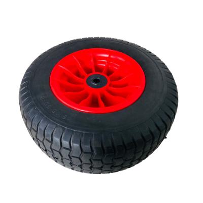 China Building Material Shops China 6.50-8 Core Polyurethane Foam Aluminum Solid Wheel PU Wheel for sale