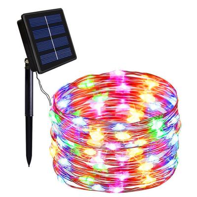 China American Retro Solar Outdoor Multicolor Flexible Light Strip LED Strip Waterproof Garden Decor for sale