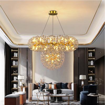 China Beautiful Art Decor Modern G9 Lighting Hotel Crystal Luxury Indoor Dining Room Chandeliers for sale