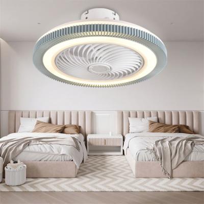 China Simple design 36W environmental protection decorative living room ceiling fan remote control acrylic led lights energy saving and for sale