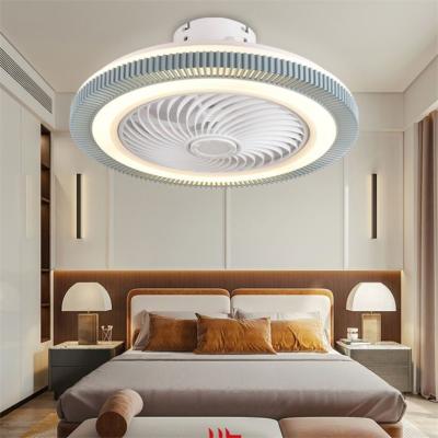 China Energy-saving modern acrylic ceiling lamp chandelier fan lighting and with remote acrylic blades for sale