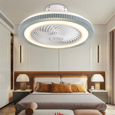 China European Custom Silent Luxury Acrylic Living Room Ceiling Fan Led Lights Energy Saving and 2022 Environmental Protection for sale